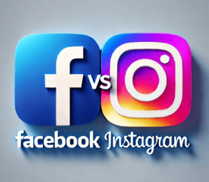 differences entre instagram et facebook